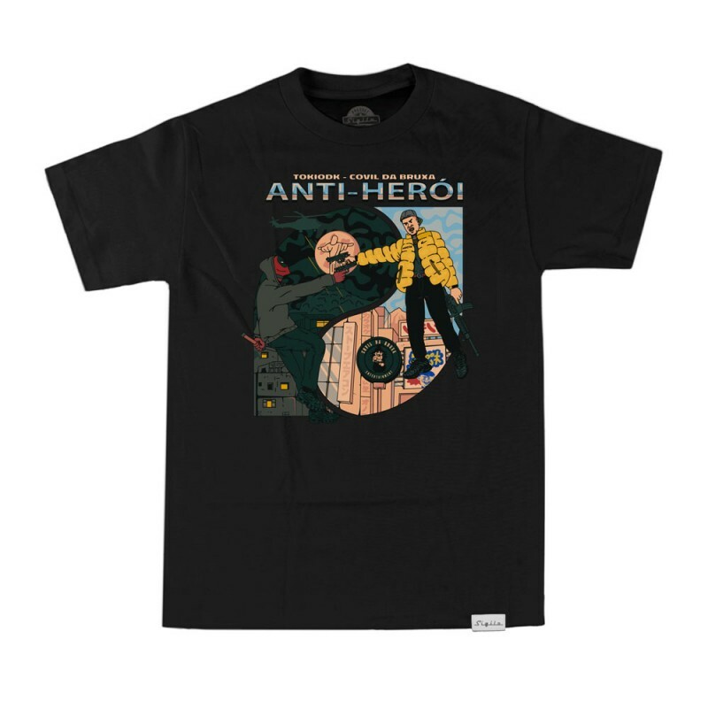 Camiseta TOKIODK Anti-Herói Preta